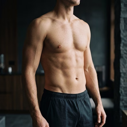 torso · luz suave